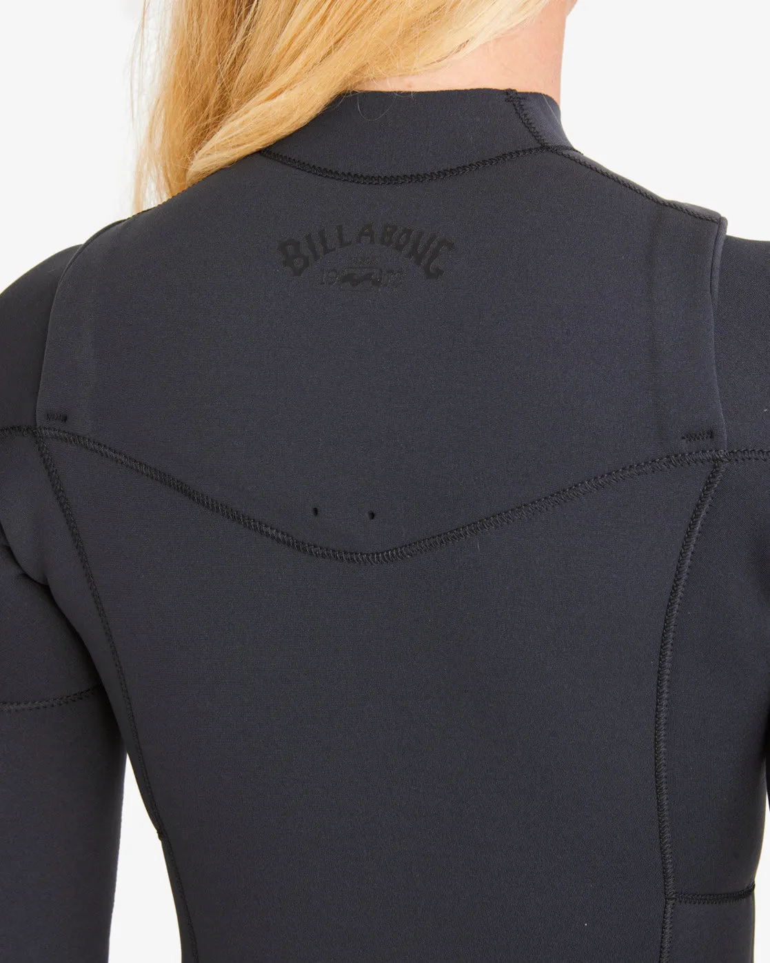 4/3 Salty Dayz Chest Zip Full Wetsuit - Black