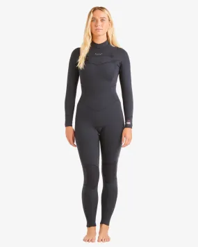 4/3 Salty Dayz Chest Zip Full Wetsuit - Black 4/3 Salty Dayz Chest Zip Full Wetsuit - Black