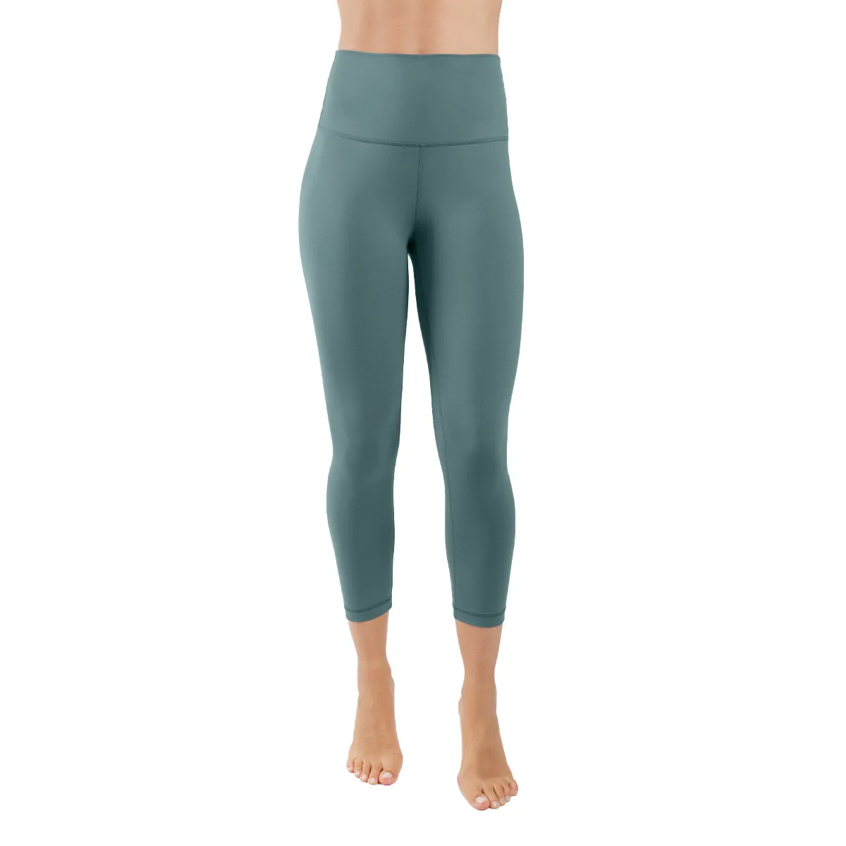 90 Degree By Reflex Women's Wonderlink Elastic Free High Waist Capri