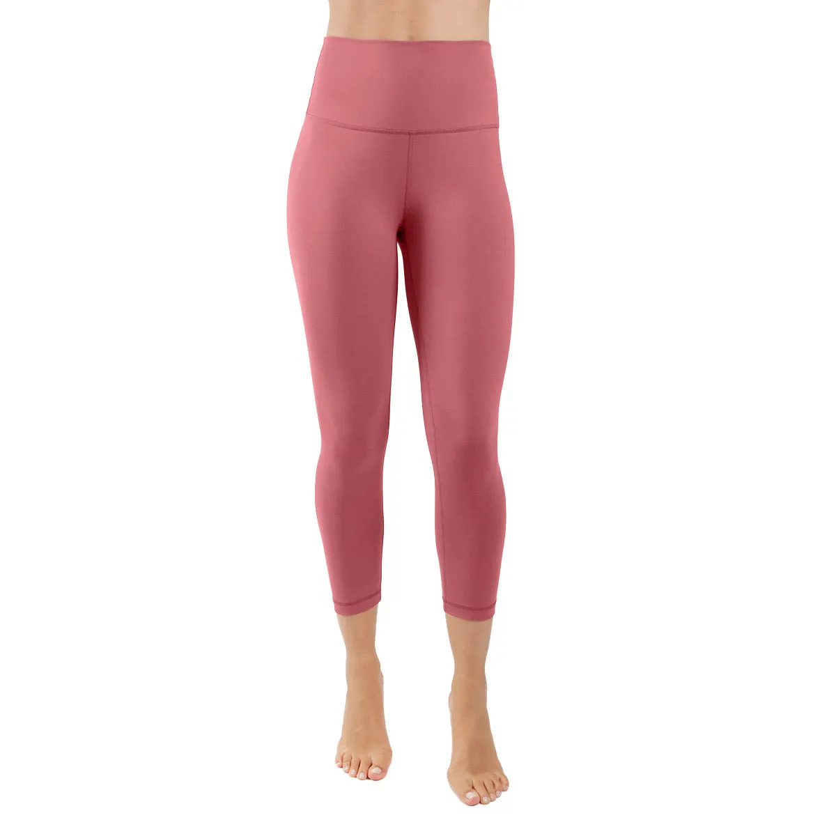 90 Degree By Reflex Women's Wonderlink Elastic Free High Waist Capri