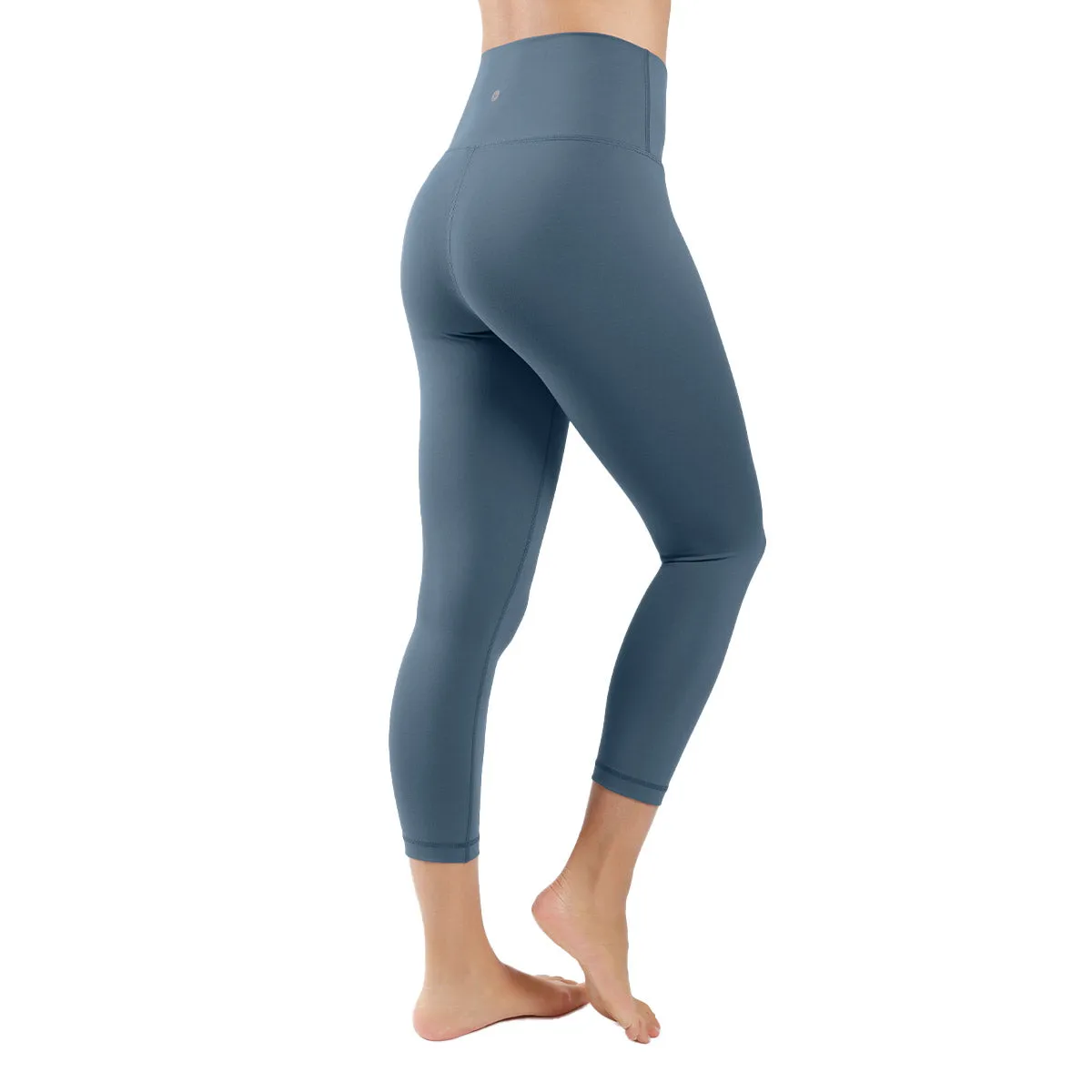 90 Degree By Reflex Women's Wonderlink Elastic Free High Waist Capri