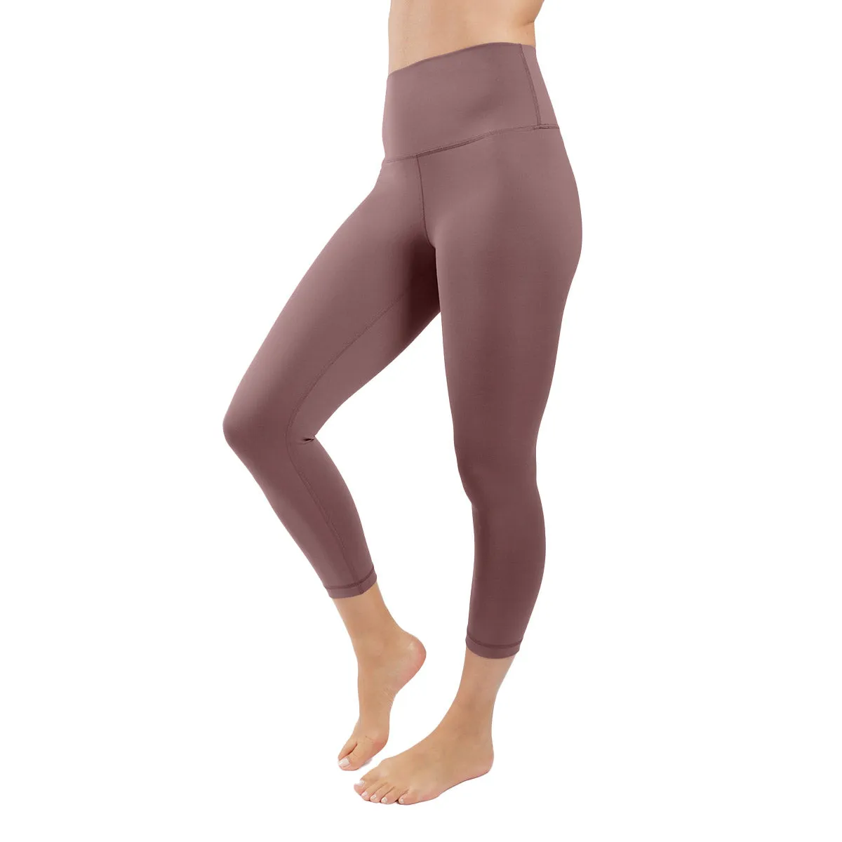 90 Degree By Reflex Women's Wonderlink Elastic Free High Waist Capri