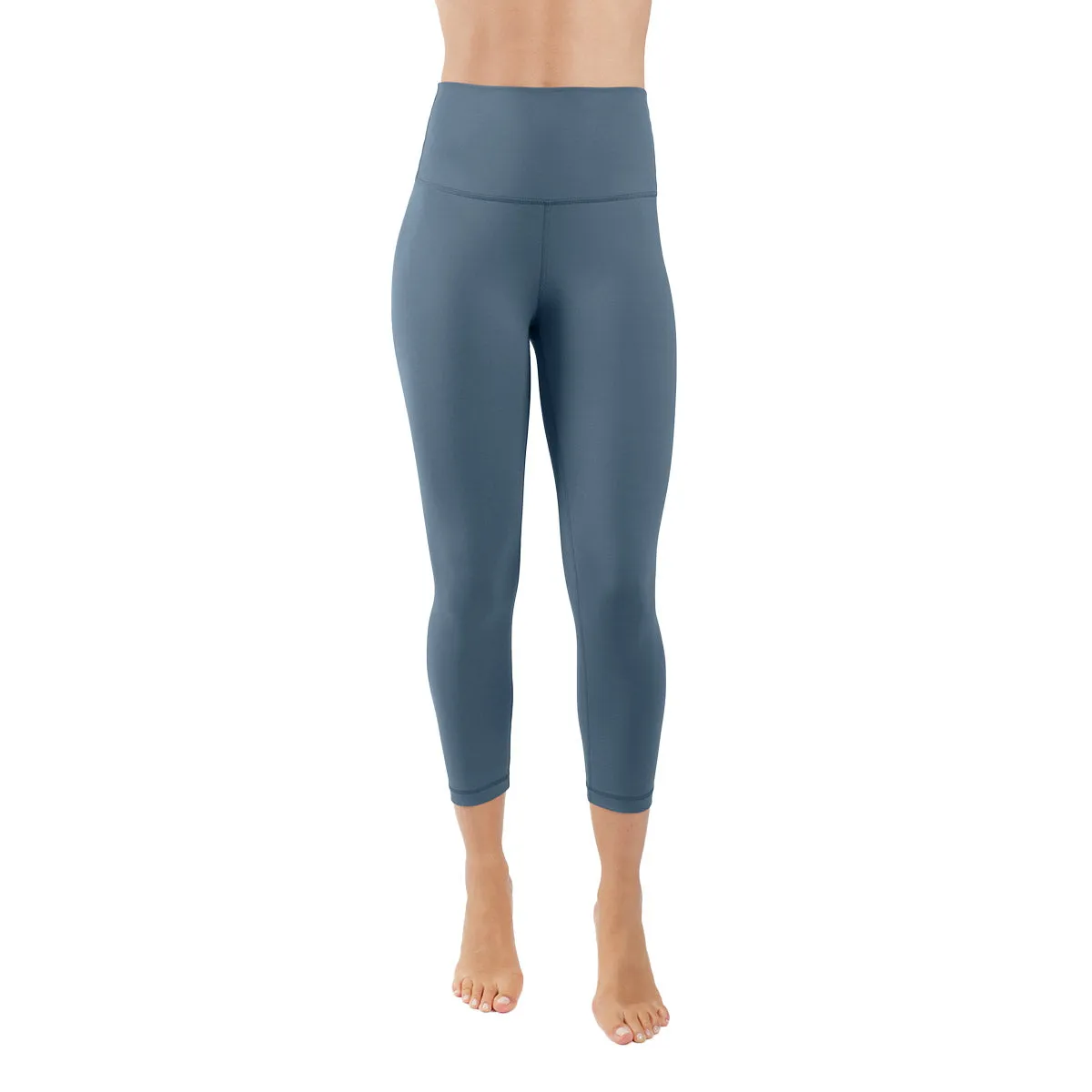 90 Degree By Reflex Women's Wonderlink Elastic Free High Waist Capri