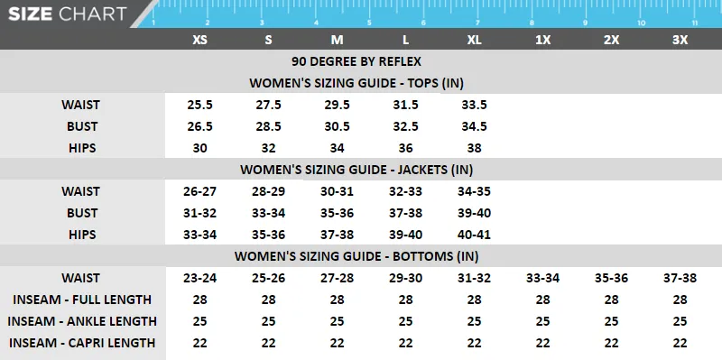 90 Degree By Reflex Women's Wonderlink Elastic Free High Waist Capri