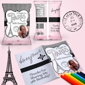 A Night In Paris Birthday Theme - FREE SHIPPING A Night In Paris Birthday Theme - FREE SHIPPING