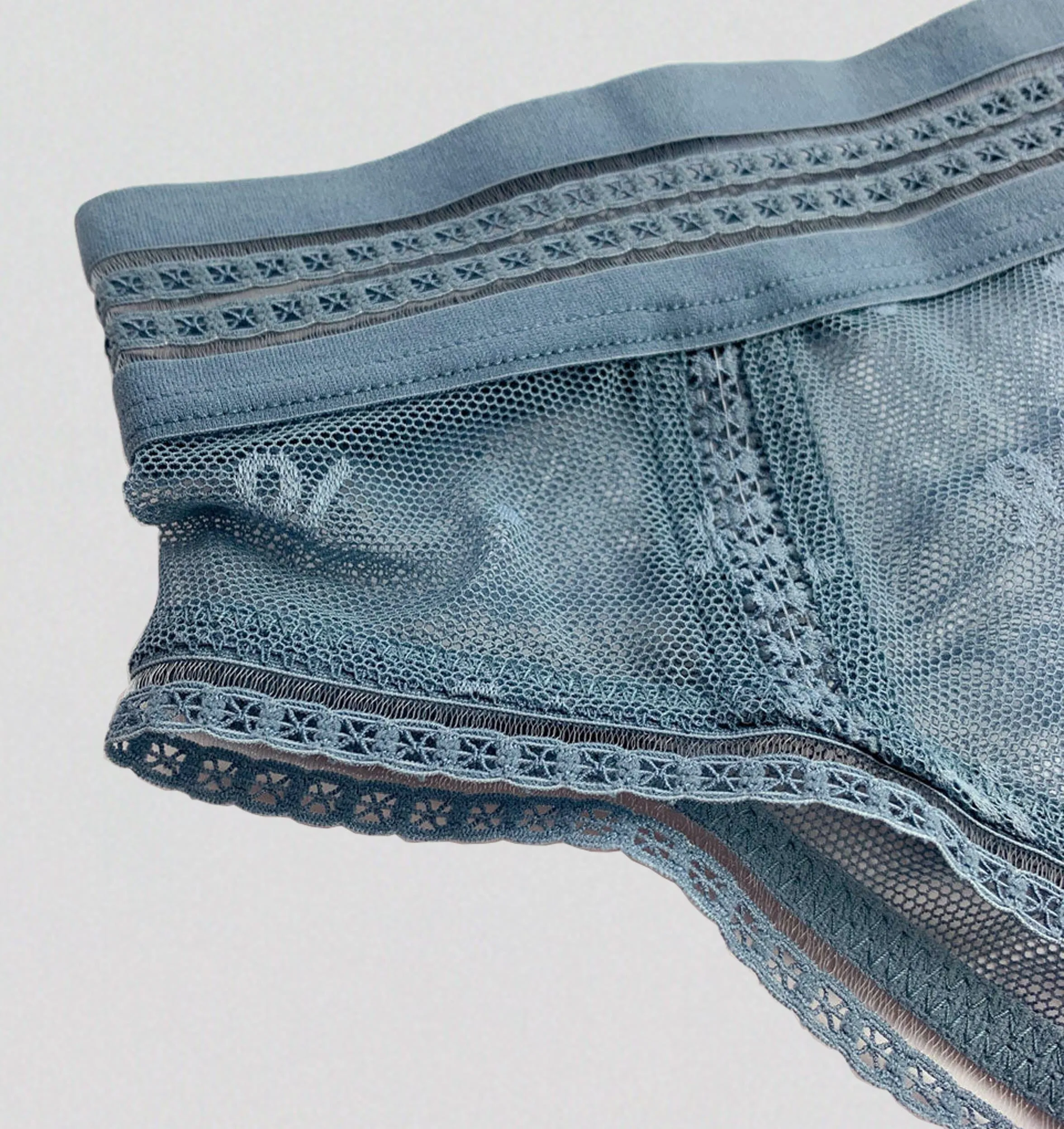 Abstract mesh deep brazilian [Denim]