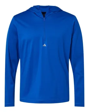 adidas - Men's Lightweight Performance 1/4-Zip Hooded Pullover adidas - Men's Lightweight Performance 1/4-Zip Hooded Pullover