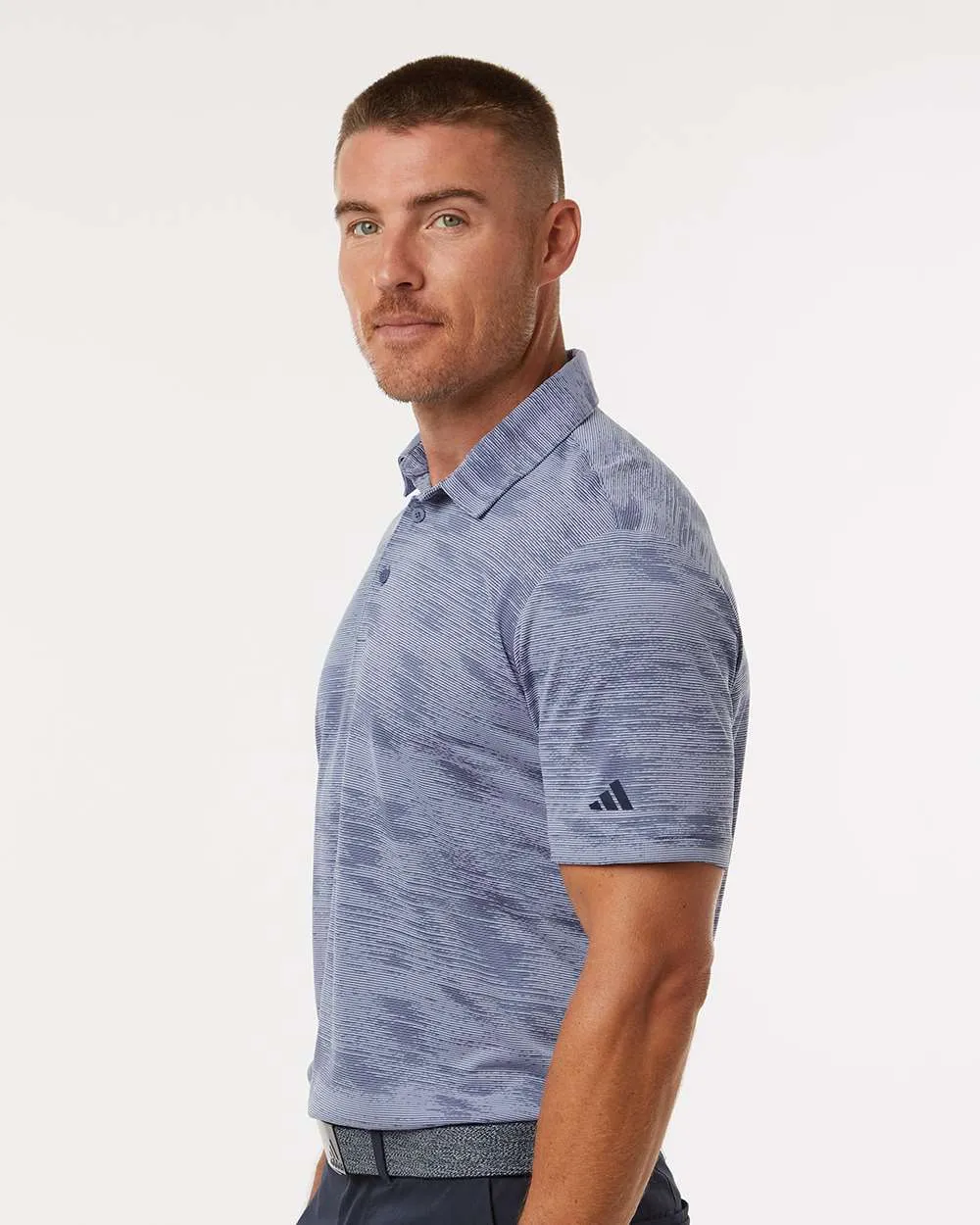 adidas - Men's Ultimate365 Textured Stripe Polo
