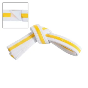 Adjustable Striped White Belt Adjustable Striped White Belt