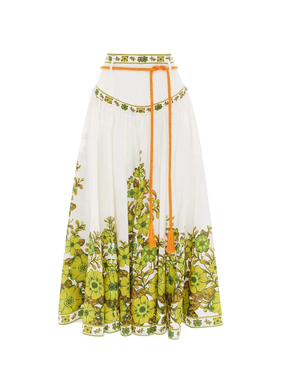 Alemais Wallis Skirt in Myrtle