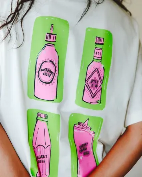 All In The Sauce Printed Oversized Tee All In The Sauce Printed Oversized Tee