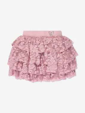 Angels Face Girls Abbie Lace Skirt in Pink Angels Face Girls Abbie Lace Skirt in Pink