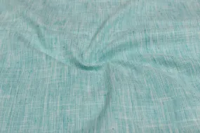 Aqua Blue Cotton Plain Polyester Blend Fabric Aqua Blue Cotton Plain Polyester Blend Fabric