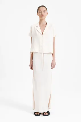Ari Cupro Skirt- Cloud Ari Cupro Skirt- Cloud