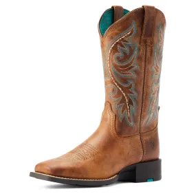 Ariat Women's Round Up Back Zip Western Boot Desert Sand Ariat Women's Round Up Back Zip Western Boot Desert Sand