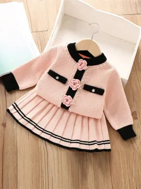Autumn Prep Sweater and Pleated Skirt Set Autumn Prep Sweater and Pleated Skirt Set