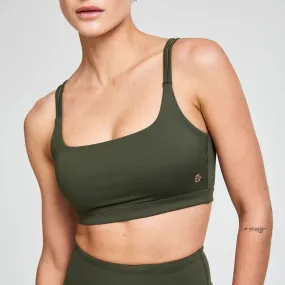 BAHE Dinamica Strappy Active Bra - Khaki BAHE Dinamica Strappy Active Bra - Khaki