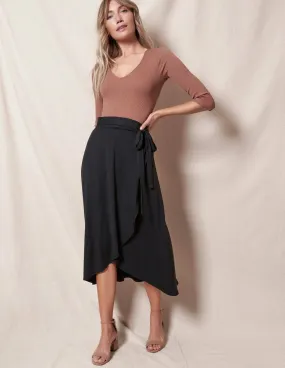 Bamboo / Organic Cotton Wrap Skirt - As-Is-Clearance Bamboo / Organic Cotton Wrap Skirt - As-Is-Clearance