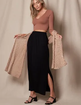 Bamboo Straight Maxi Skirt Bamboo Straight Maxi Skirt