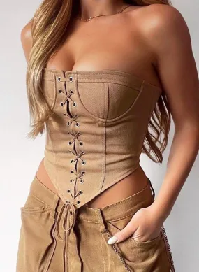 Bandage Sexy Crop Top Women Summer Strapless Off Shoulder Tank Top Nightclub Cami Corset Tops Street Wear Bandage Sexy Crop Top Women Summer Strapless Off Shoulder Tank Top Nightclub Cami Corset Tops Street Wear
