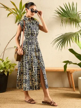 Belted Cotton Poplin Shirt Dress Belted Cotton Poplin Shirt Dress