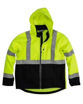 Berne - Men's Hi-Vis Type R Class 3 Softshell Jacket Berne - Men's Hi-Vis Type R Class 3 Softshell Jacket