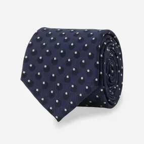 Berteau Dot Navy Tie Berteau Dot Navy Tie
