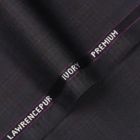 Big Checks-Dark Grey, Ivory Premium Wool Rich Suiting Fabric Big Checks-Dark Grey, Ivory Premium Wool Rich Suiting Fabric