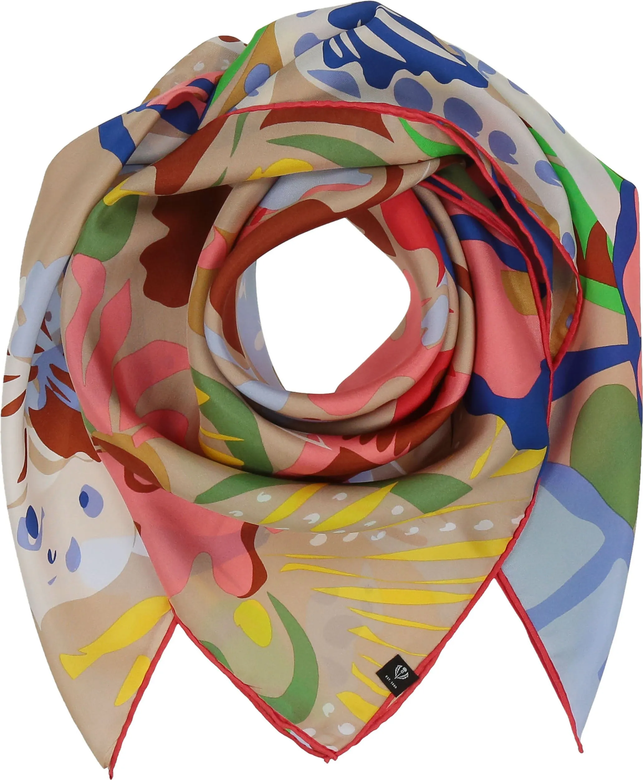 Birds of Paradise Silk Square