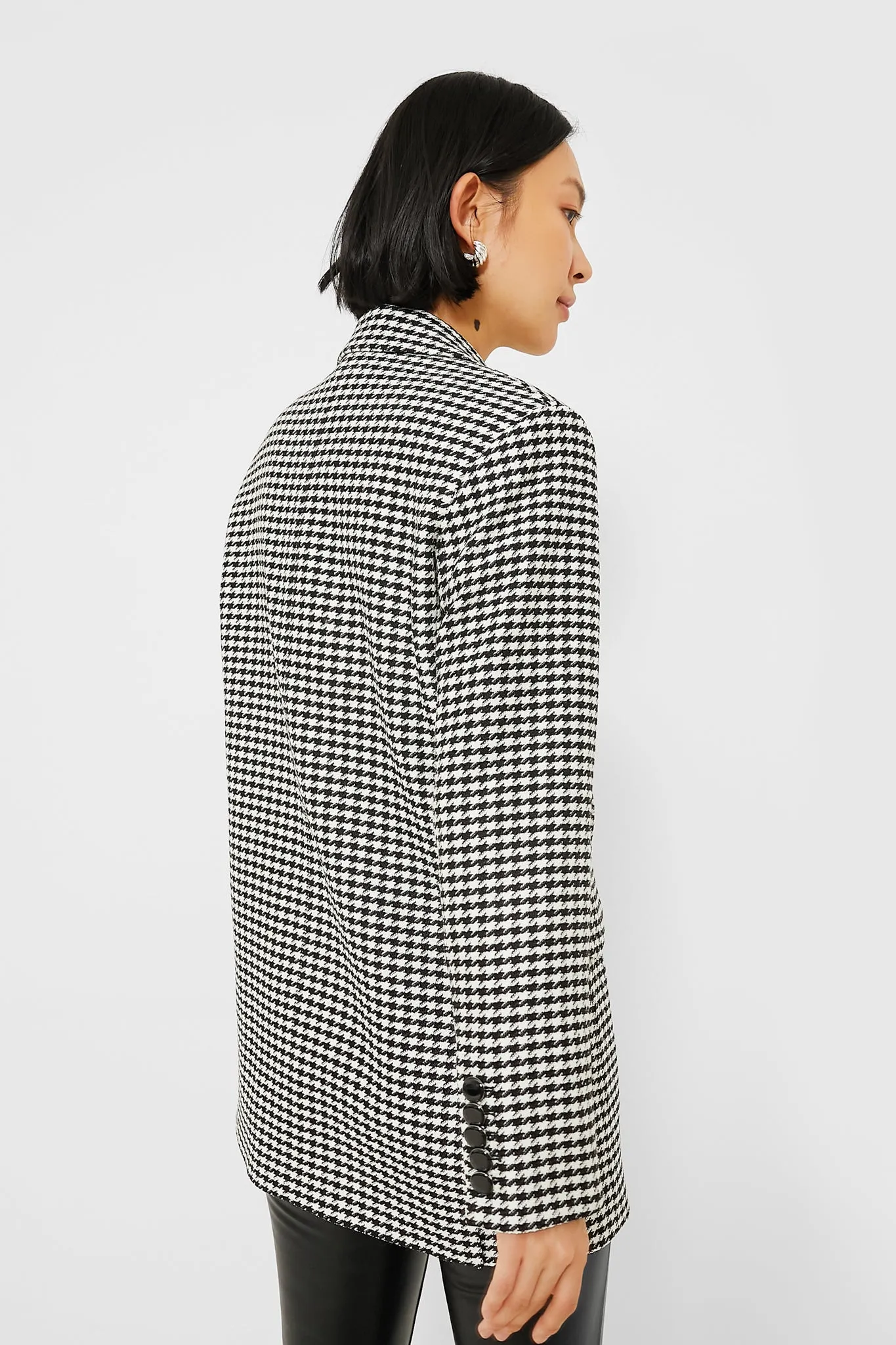 Black and Off White Hutchinson Dickey Jacket