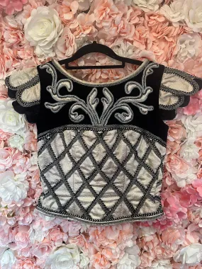 Black Silver embroidered Tunic Black Silver embroidered Tunic