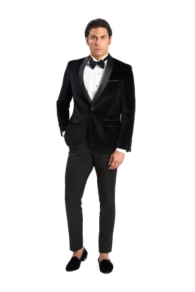 Black Velvet Shawl Lapel Tuxedo Black Velvet Shawl Lapel Tuxedo
