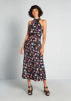 Botanic Bounty Halter Dress Botanic Bounty Halter Dress