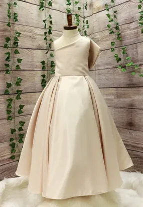 Bridal Satin Bow Dress Bridal Satin Bow Dress