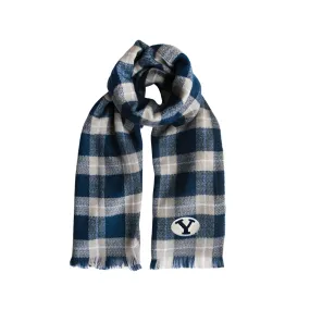Brigham Young University Plaid Blanket Scarf Brigham Young University Plaid Blanket Scarf