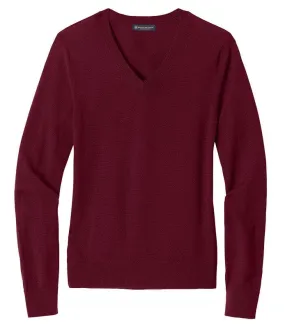 Brooks Brothers - Women's Washable Merino V-Neck Sweater Brooks Brothers - Women's Washable Merino V-Neck Sweater