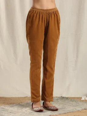 Brown Velvet Pant Brown Velvet Pant