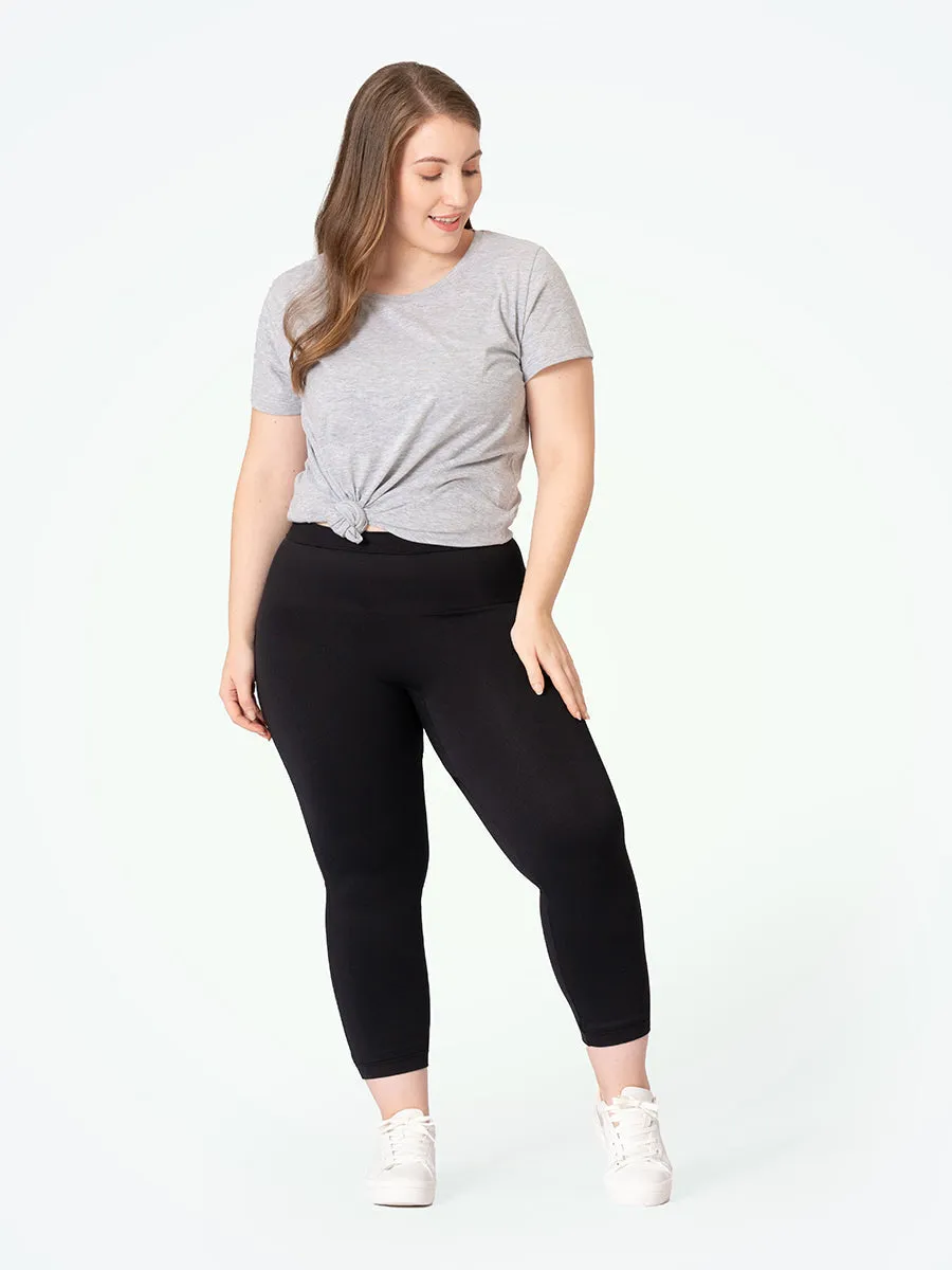 Bundle Truekind® & Shapermint Essentials  - 1 Seamless Racerback Sports Bra   1 Capri
