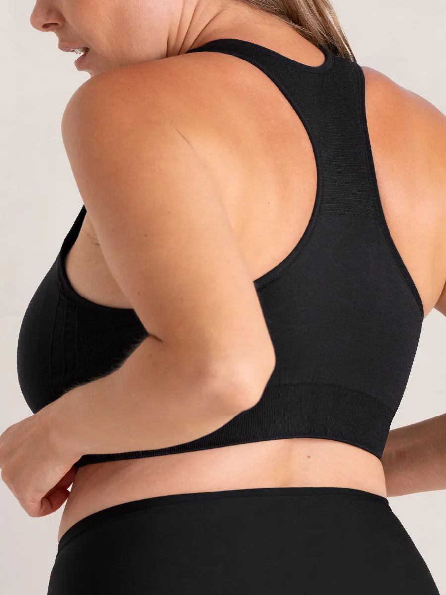 Bundle Truekind® & Shapermint Essentials  - 1 Seamless Racerback Sports Bra   1 Capri