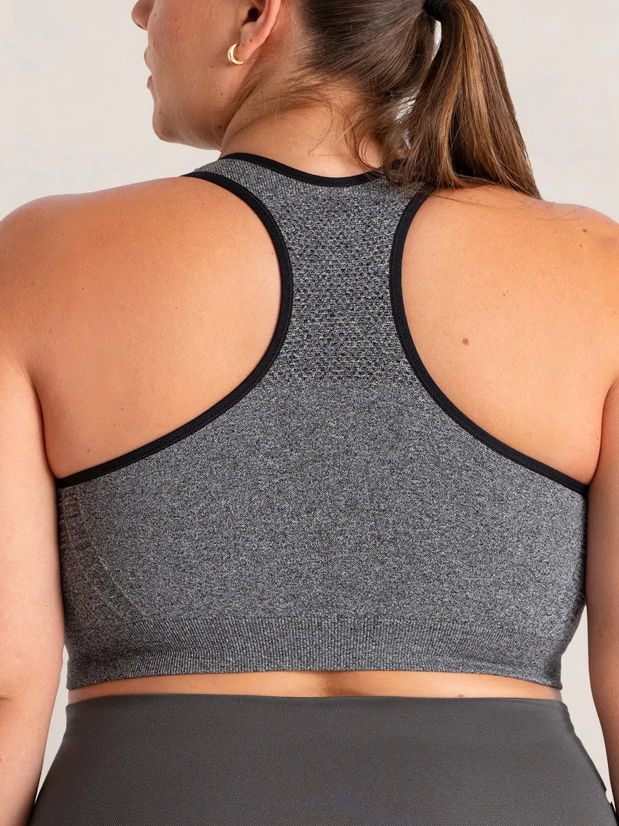 Bundle Truekind® & Shapermint Essentials  - 1 Seamless Racerback Sports Bra   1 Capri