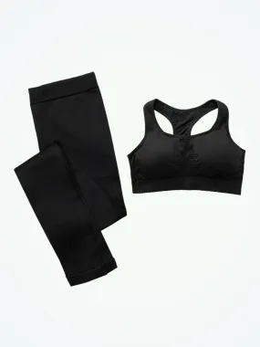 Bundle Truekind® & Shapermint Essentials  - 1 Seamless Racerback Sports Bra   1 Capri Bundle Truekind® & Shapermint Essentials  - 1 Seamless Racerback Sports Bra   1 Capri