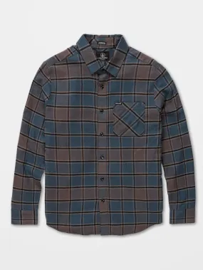 Caden Plaid Shirt - MARINA BLUE - (KIDS) Caden Plaid Shirt - MARINA BLUE - (KIDS)