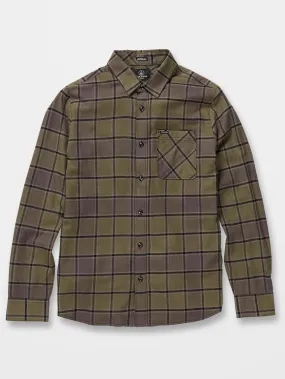 Caden Plaid Shirt - MILITARY - (KIDS) Caden Plaid Shirt - MILITARY - (KIDS)