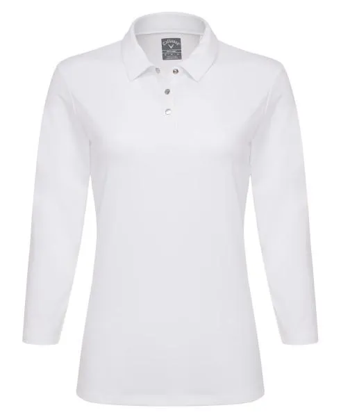 Callaway - Women's 3/4 Sleeve Polo