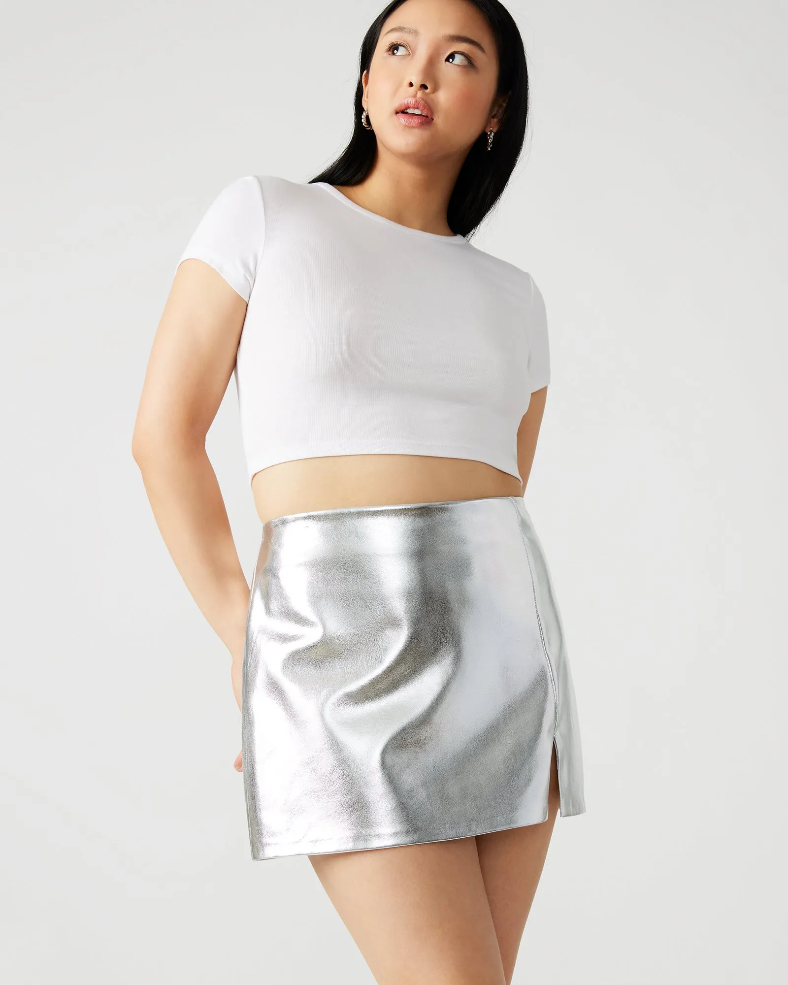 CAM SKIRT SILVER