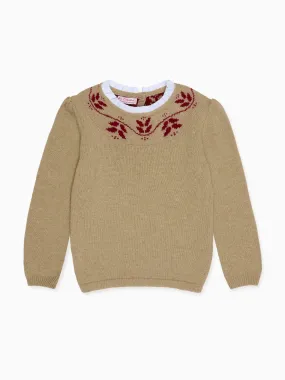 Camel Lidia Merino Girl Jumper Camel Lidia Merino Girl Jumper