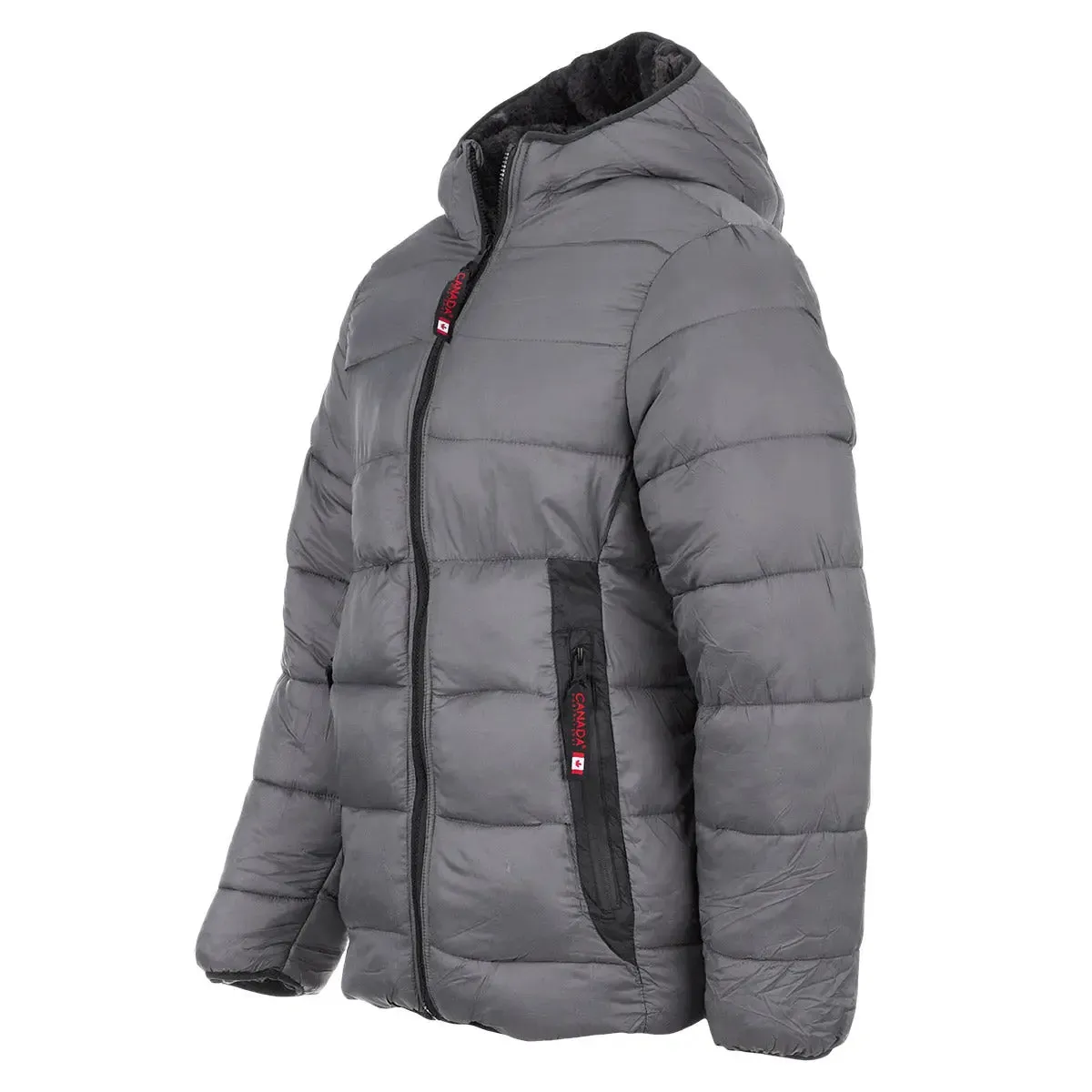 Canada Weather Gear Men's Reversible Printed Sherpa