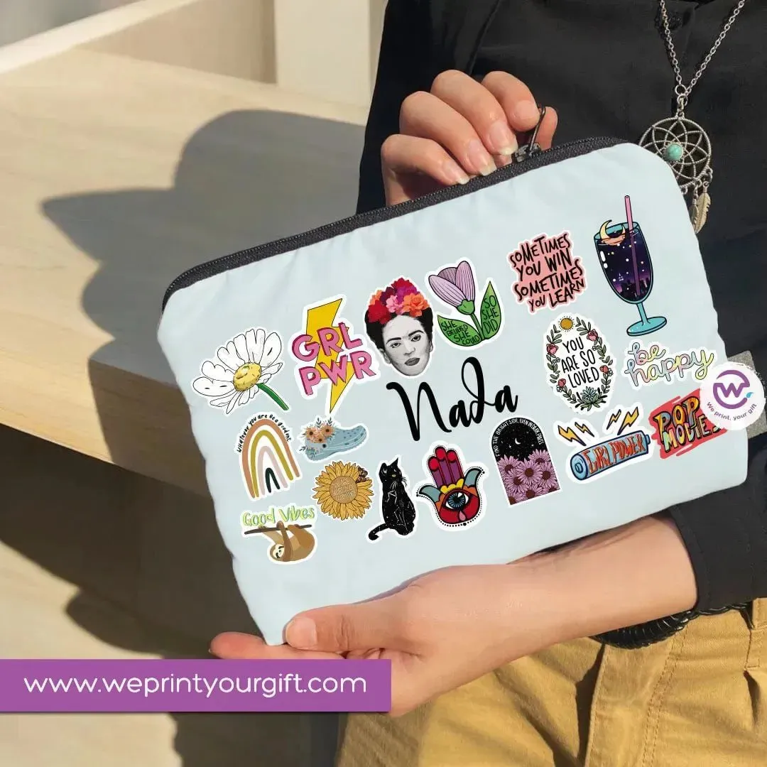 Canvas - Pencil Case -Doodle