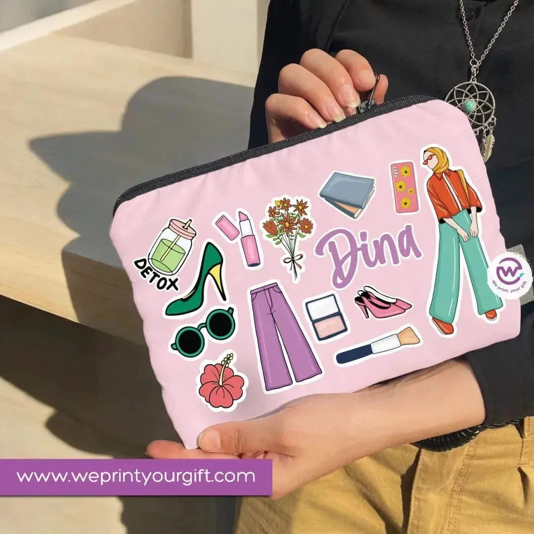 Canvas - Pencil Case -Doodle