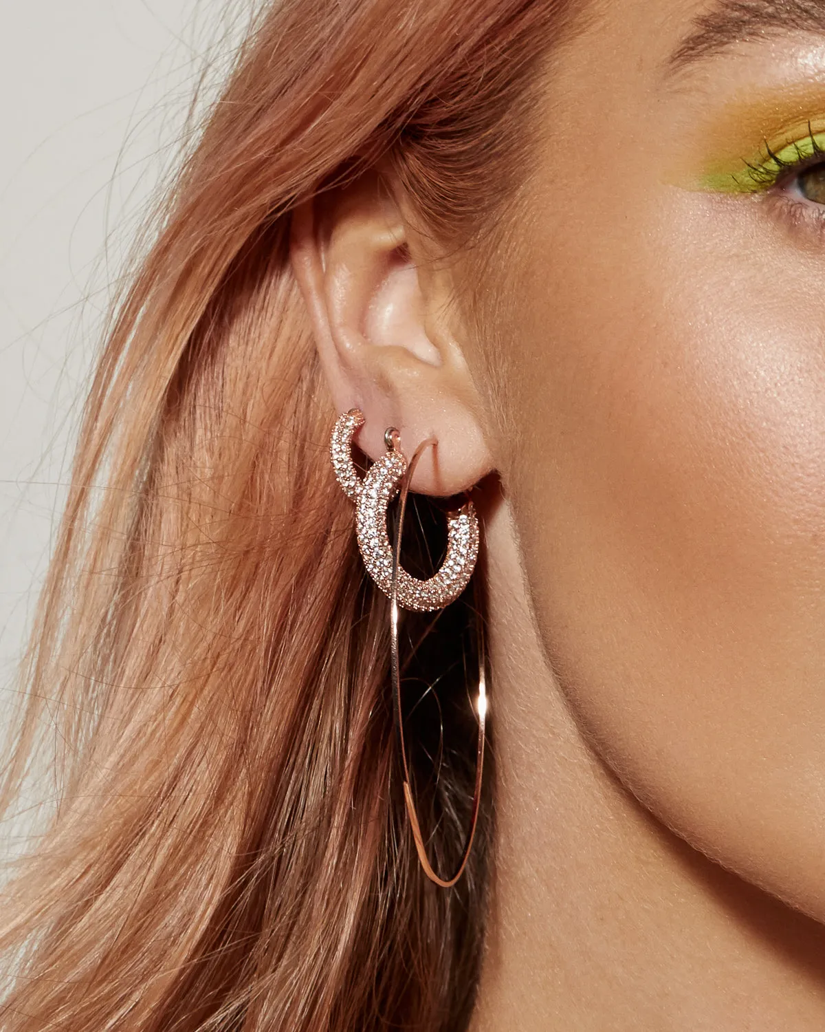 Capri Wire Hoops - Gold